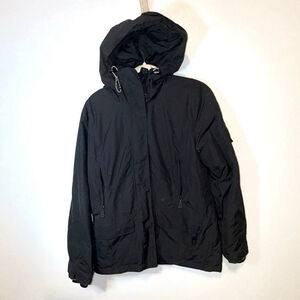 Bogner Black Hooded ski performance Jacket Size 8